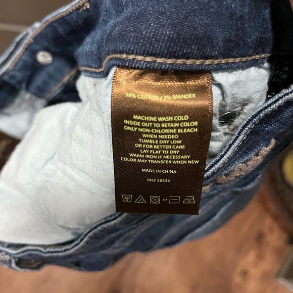 Kut from the Kloth Dark Blue Carlo Ankle Skinny Jeans Size 6 - Picture 10 of 11